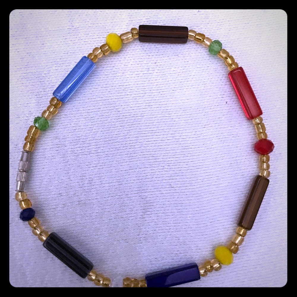 Ankle bracelet hand crafted in Ghana